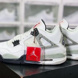 Jordan 4 White Cement 45