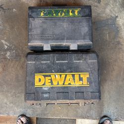 Empty dewalt Boxes