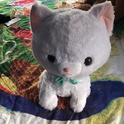 Cute White Cat Plushy 