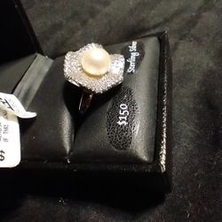 Sterling And Pearl Ring! From Macy's!