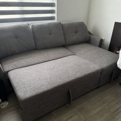 Sleeper Sofa with Storage 
