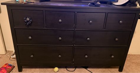 Black ikea dresser (price is negotiable)