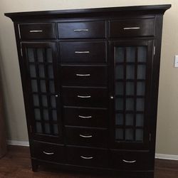 Solid wood dresser/ Armoire 
