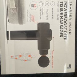 Sharper Image Powerboost Deep Tissue Massage Gun