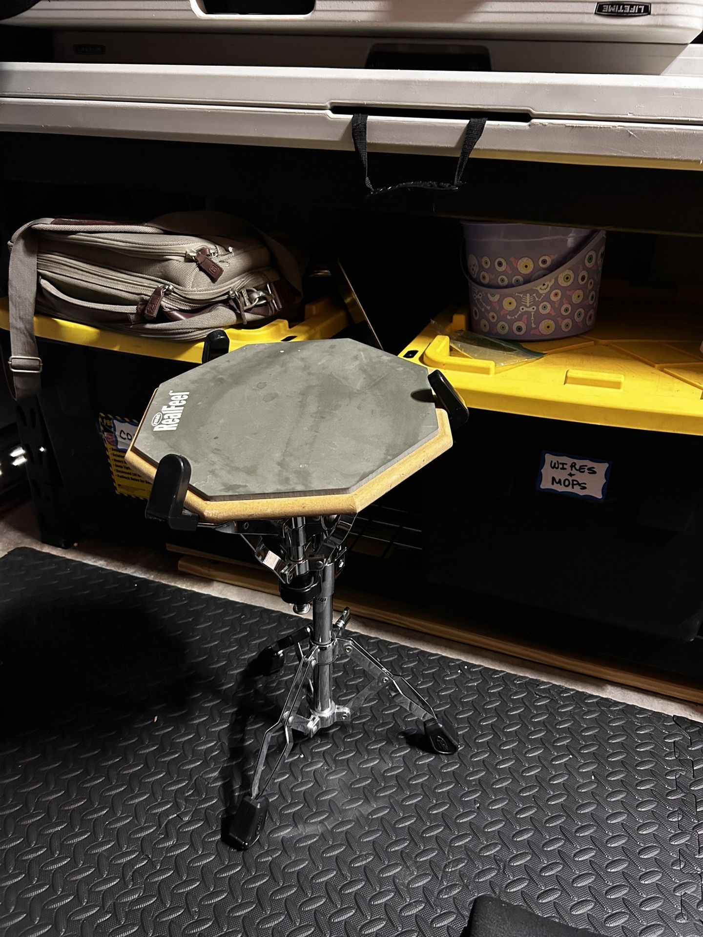 Real Feel Drum Practice Set