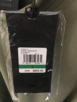 Olive branch corset sweatshirt