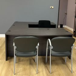 U-Shaped Executive Office Desk