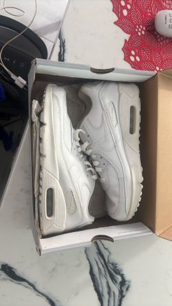 White Nike air max 90
