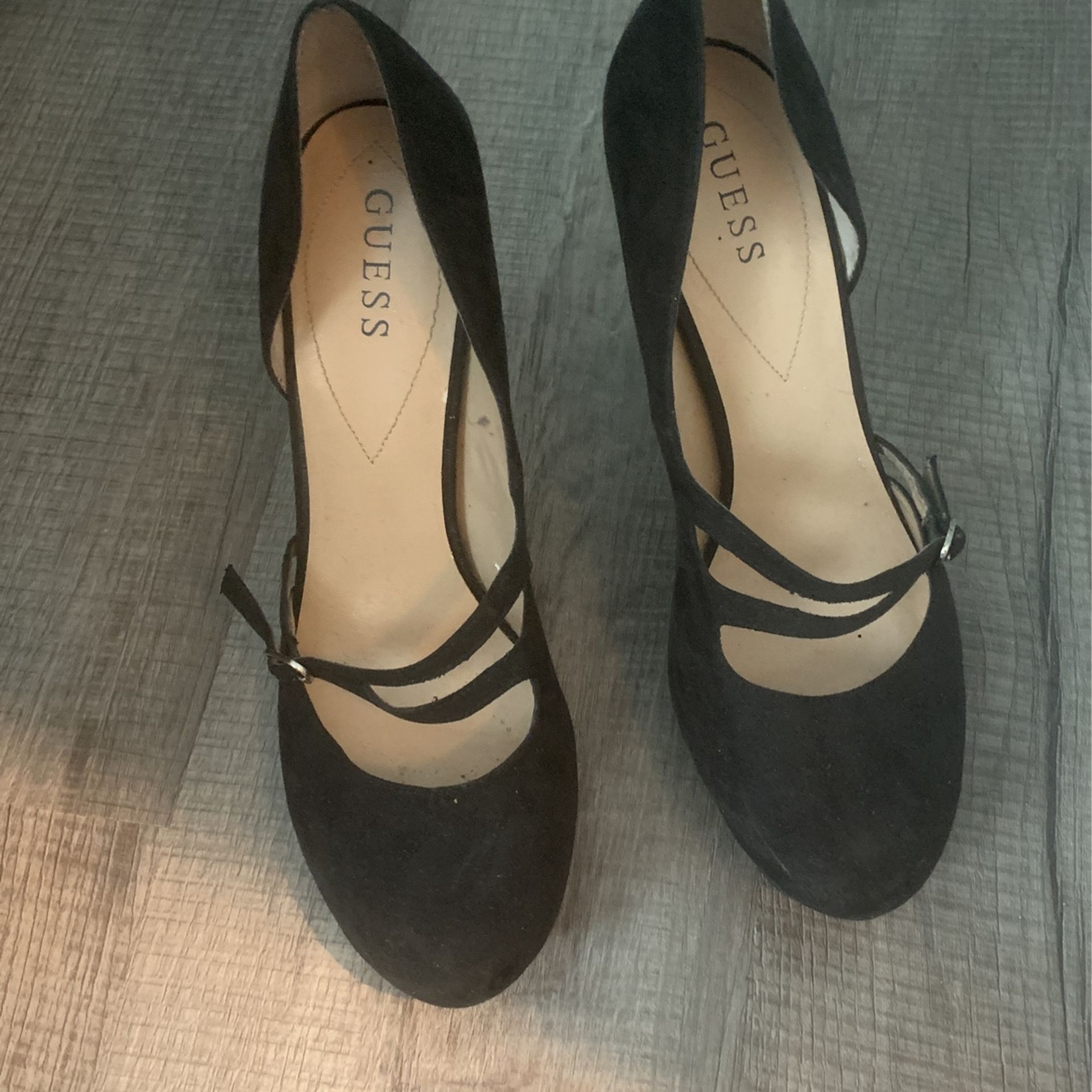 Guess Suede Wedge Heels