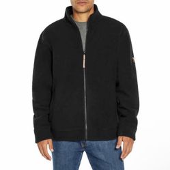 Orvis Full Zip-Ip Heavyweight Fleece Black Jacket Men’s Medium 