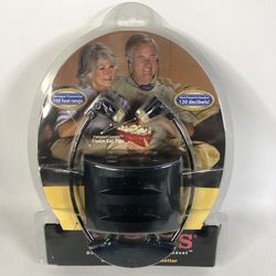 TV Ears 2.3 Wireless Headset System Black 330-0123 100ft Range 120 Decibels