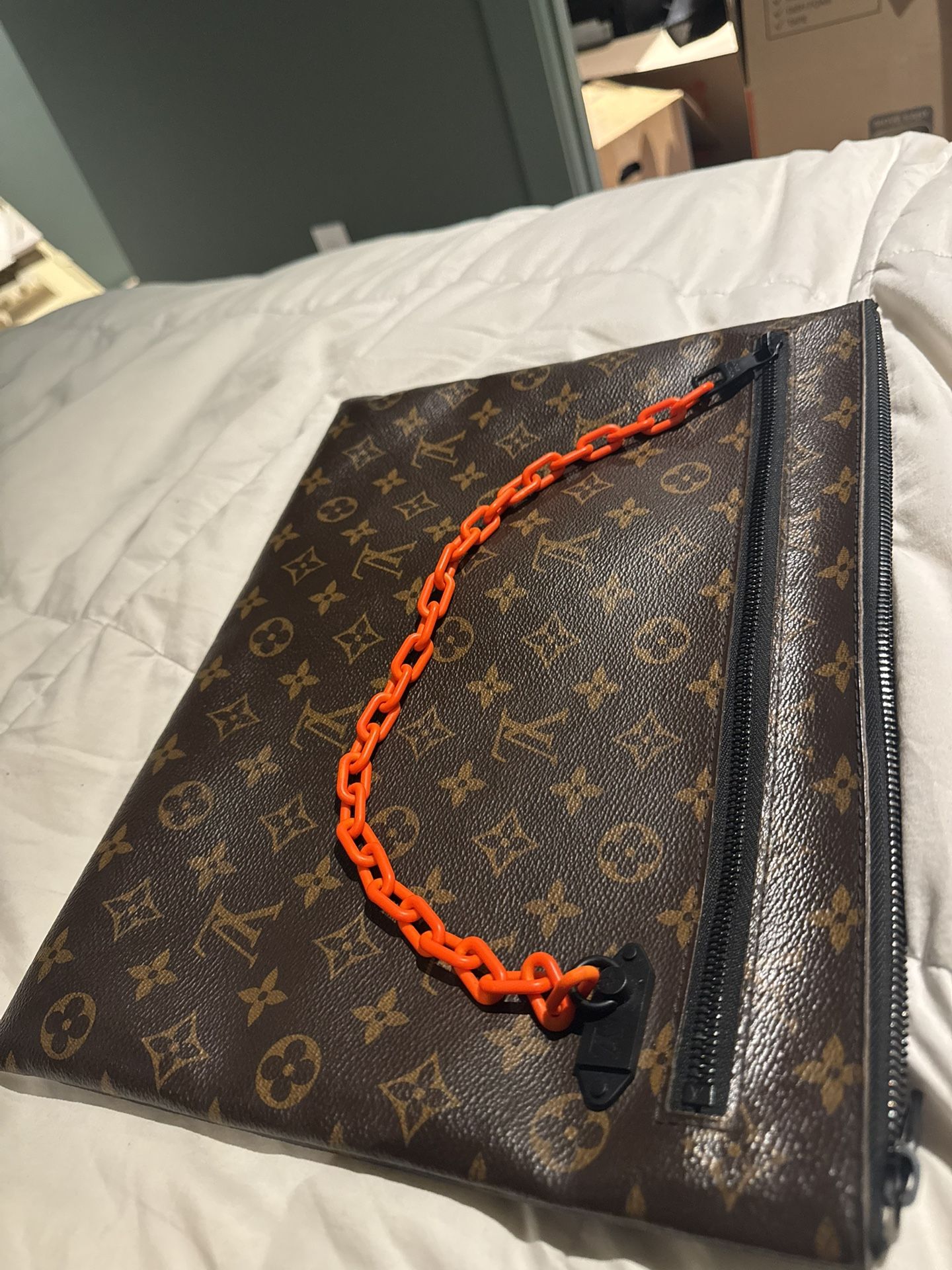 Virgil Abloh Authentic Louis Vuitton A4 Pouch