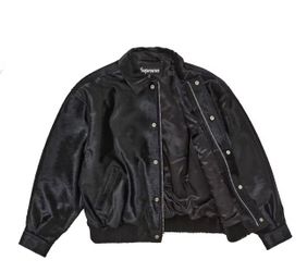 Supreme Ponyhair Varsity Jacket