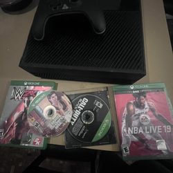 Xbox One 500 Gig W Games And Control 