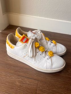 Adidas LEGO Edition Sneakers size 8.5 women’s White and Yellow (pick up Cedar Park)