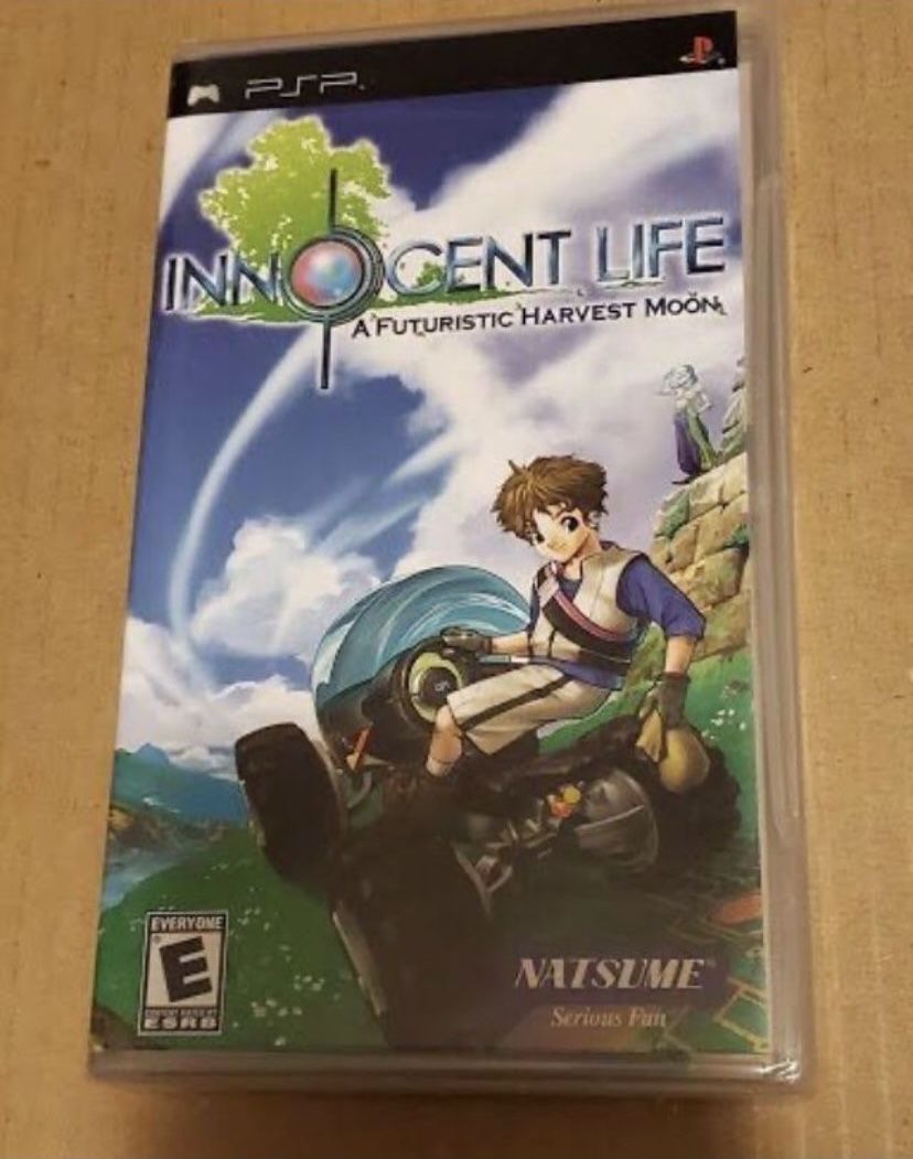 psp innocent life a futuristic harvest moon playstation brand new