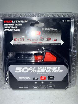 18 volt Red lithium  high output