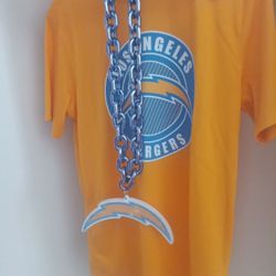 Chargers Shirt And Chain $20
