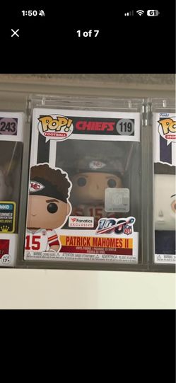 Funkos nfl huge lot with Patrick Mahomes Grail