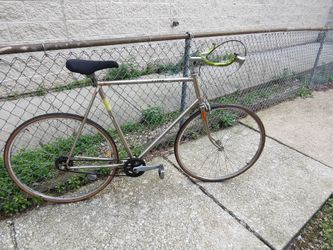 Large size import single speed road bike w bullhorn and freewheel