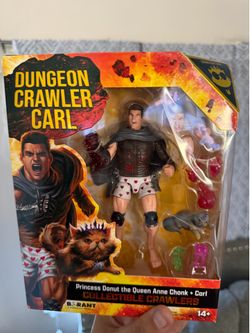 Dungeon crawler Carl SDcc blood stained figure
