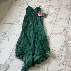 Emerald Green Prom Dress 