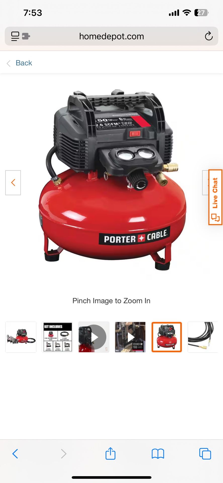 porter cable new compressor
