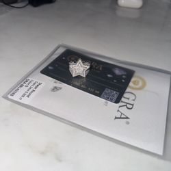 Star-Shaped Moissanite Ring – Certified & Iced Out 