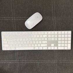 Apple mouse and keyboard