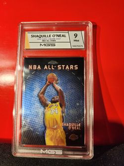 1999-00 Topps Chrome  Nba All-Stars Shaquille O'Neal HOF #AS7  MGS 9 MT