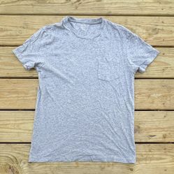 J. Crew T Shirt Mens Size S Slim Washed Short Sleeve Crew Neck Tee Pocket  