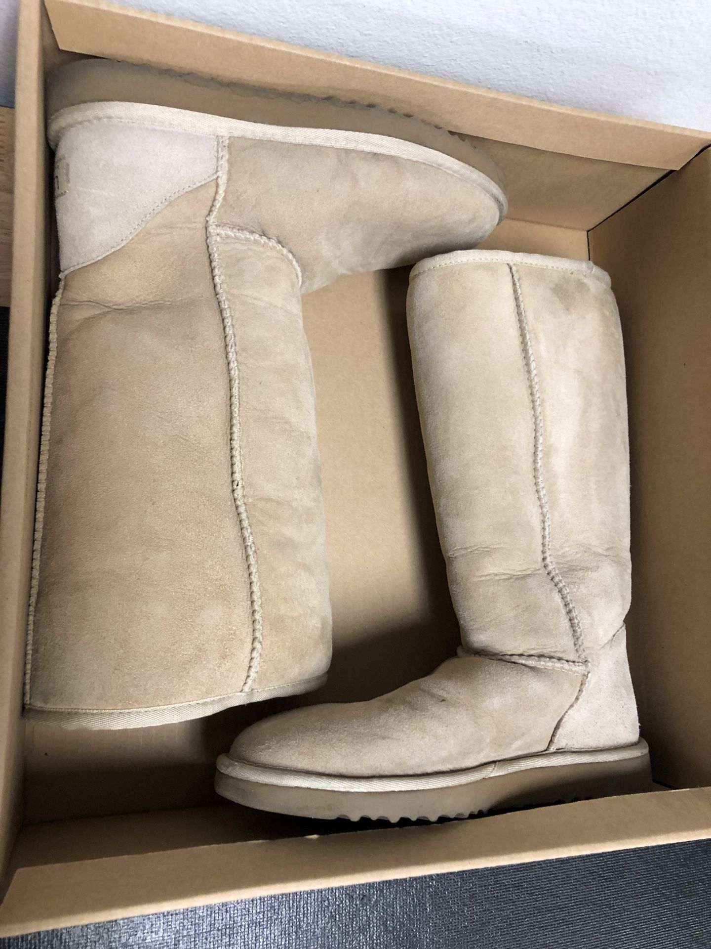 Ugg Classic Tall Boot Sand Color Size 7