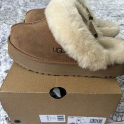 UGG Platform Slip Ons Size 9