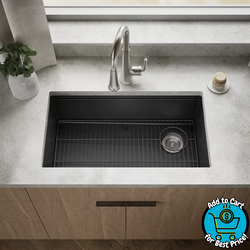 KOHLER Billings Undermount 32.5-in x 18.31-in Composite Single bowl Kitchen Sink