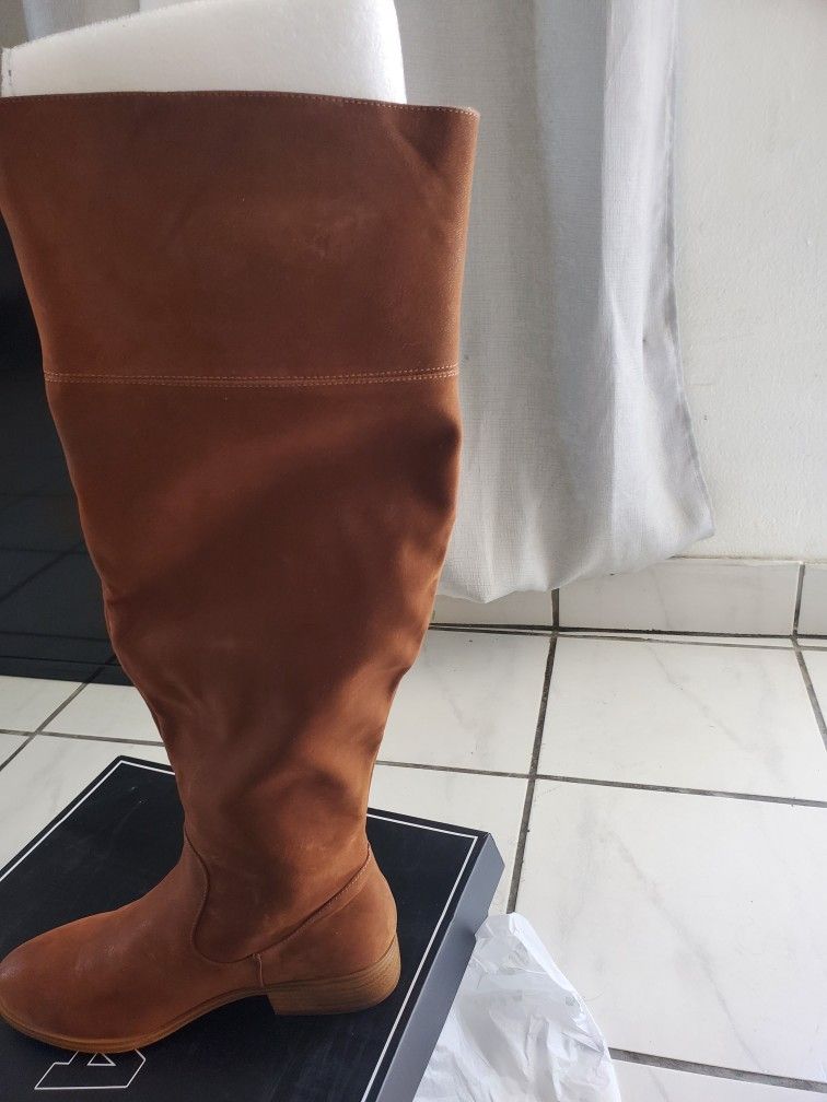 Thigh High Brown Boots