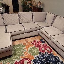 Comfortable Beige Sectional