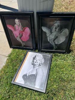Marilyn Monroe framed art