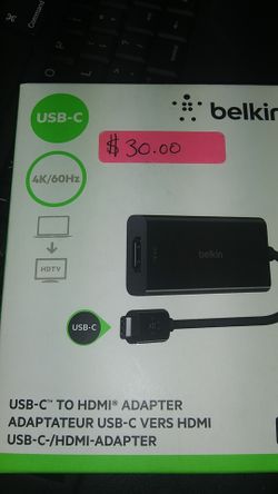 BELKIN USB TYPE C TO HDMI ADAPTER! BRAND NEW IN BOX!