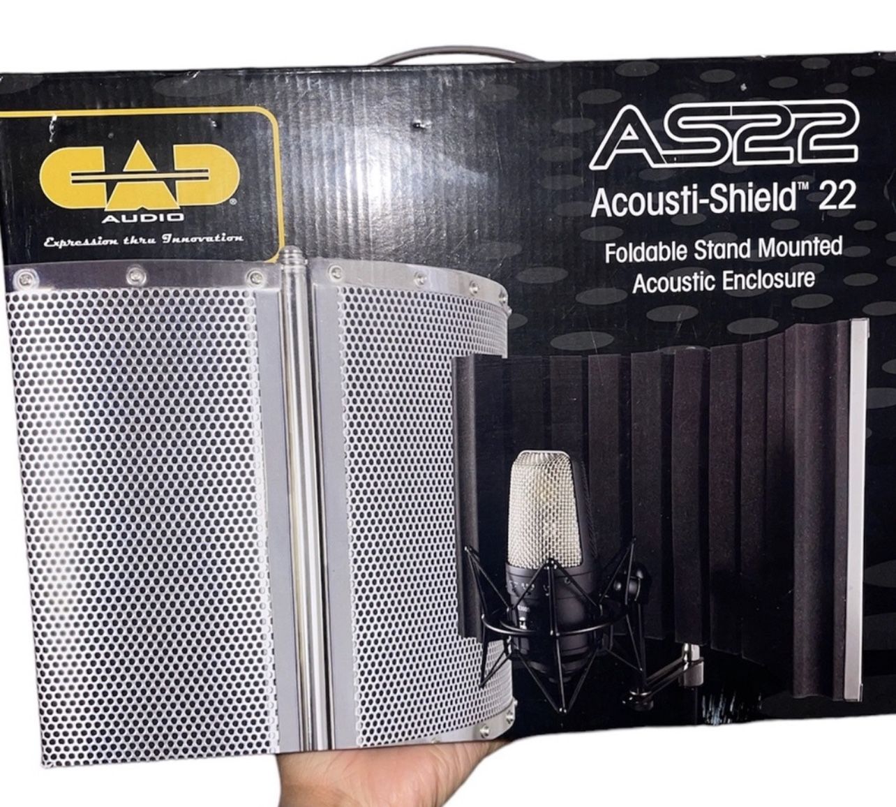 ASkE Acousti Shield 22 Foldable Stand Mounted Acoustic Enclosure