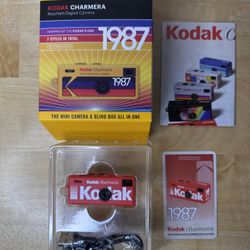 Brand New KODAK CHARMERA 1987 Keychain Digital Camera