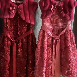 Fancy American princess Dresses, size 7 and 12