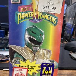 NEW! 1994 Saban Entertainment Power Rangers Green Ranger Mini-Series Part 2 VHS