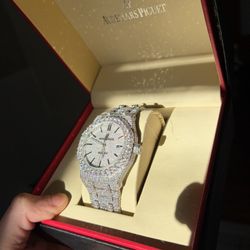 Iced Out Moisannite AP Watch 