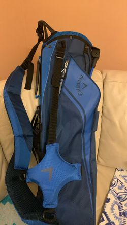Open Box Callaway Par 3 Sunday Golf Bag With 4 Pockets And Rain Cover  No Issue Excellent Condition 