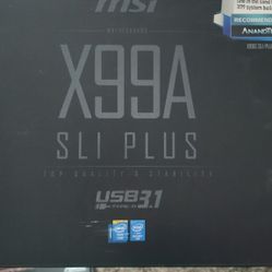 Msi x99a plus w/ intel 5820k
