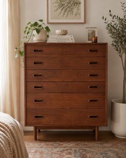 Vintage 1960s Jack Cartwright 6 Drawer Dresser