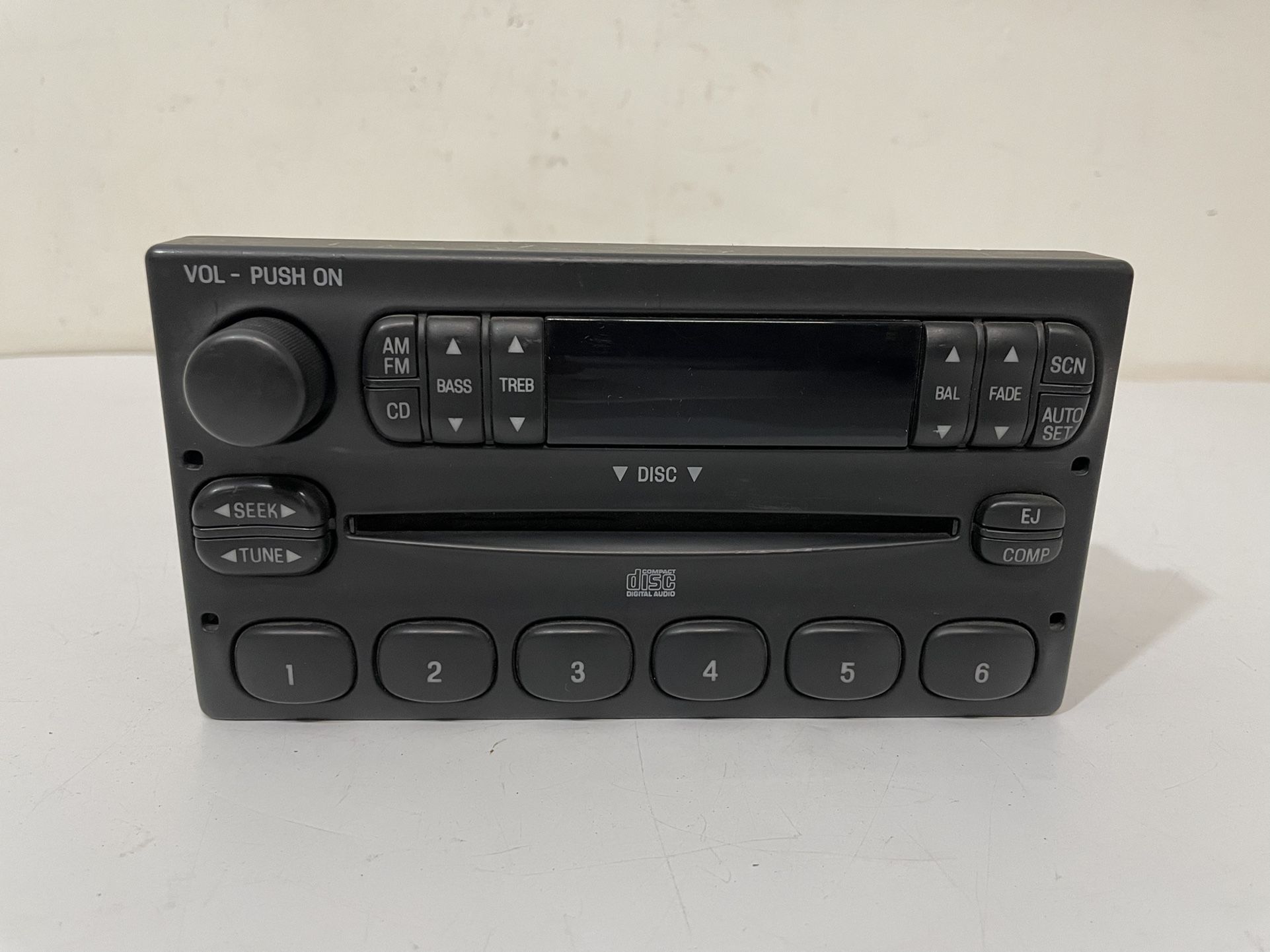 OEM Ford Radio Stereo Single CD Player 97-98 Lincoln Mark VIII ~ F7LF-18C815-AB