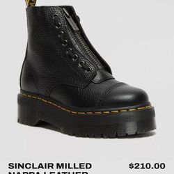 Dr.Martens Sinclair Milled Nappa Leather Platform Boots