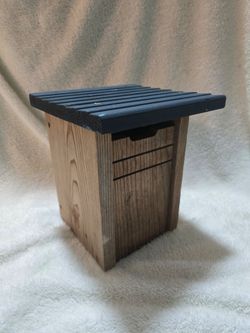 Bird House Bird Feeder Birdhouse Bluebird House Audubon Cedar Sparrow Resistant Bluebird House w Blue Roof