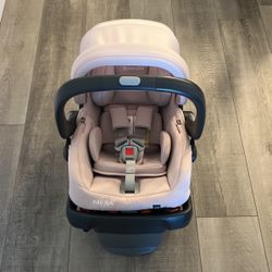 UPPAbaby Mesa V2 Infant Car Seat/Easy Installation/Innovative SmartSecure Technology/Base + Robust Infant Insert Included/Direct Stroller Attachment/A